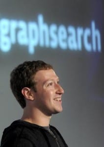 Zuckerberg unveiling Graph Search.