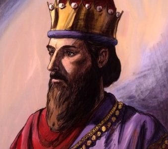 a drawing of King Solomon