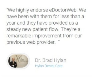 Dr. Hylan says why he likes eDoctorWeb, but there is no mention of trust