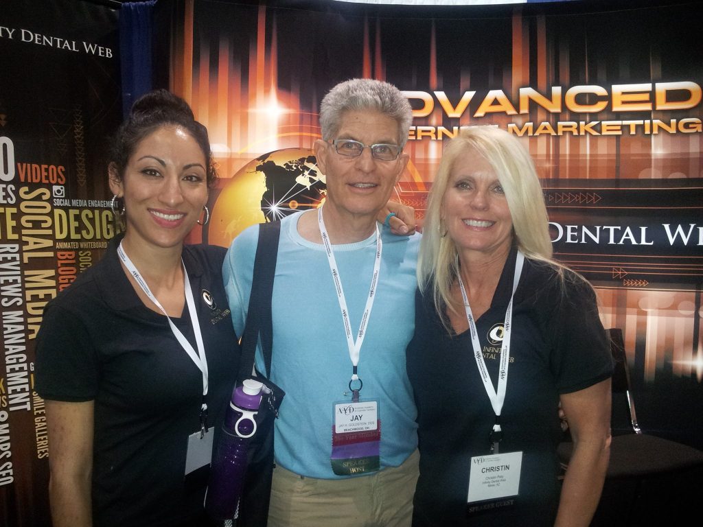 With long-time client Dr. Jay Goldstein.
