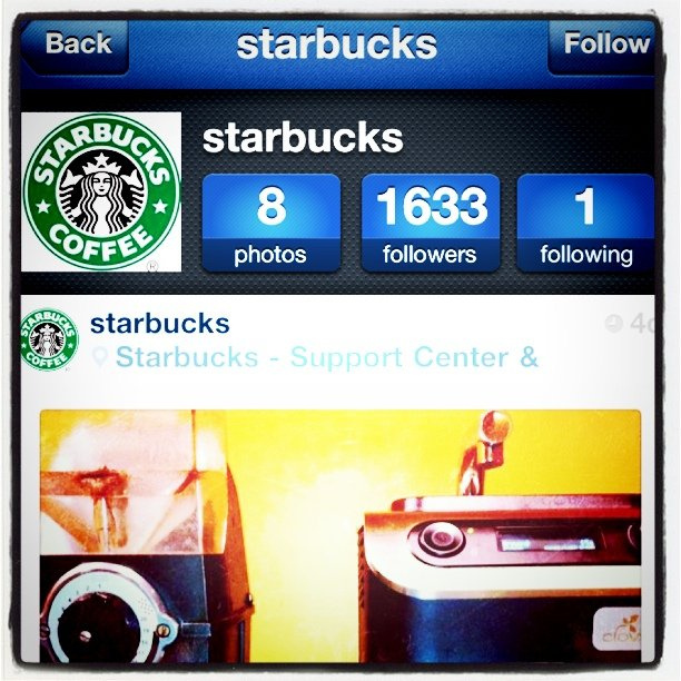Starbucks has an Instagram. So should you!
