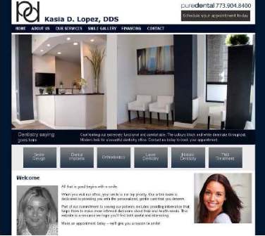 IDW’s Client Dr. Lopez’s new custom site will be completed soon.