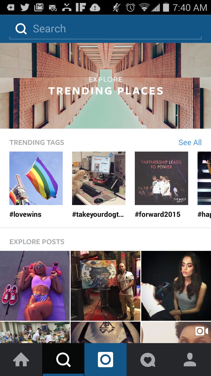 New categorized format