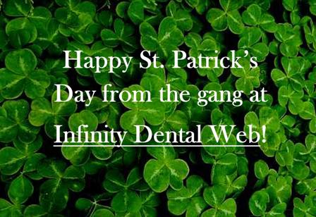Infinity Dental Web wishes you a Happy St. Patrick’s Day!
