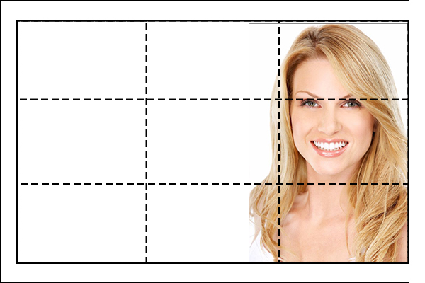 Rule of thirds in film and photography.