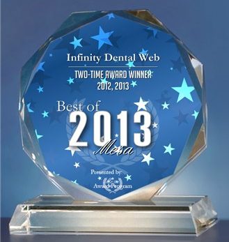 Two-Time Award Winner – Infinity Dental Web