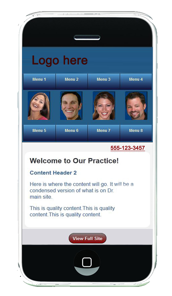 mobile optimized website