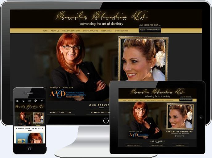 What design elements and features in dental websites convert patients?