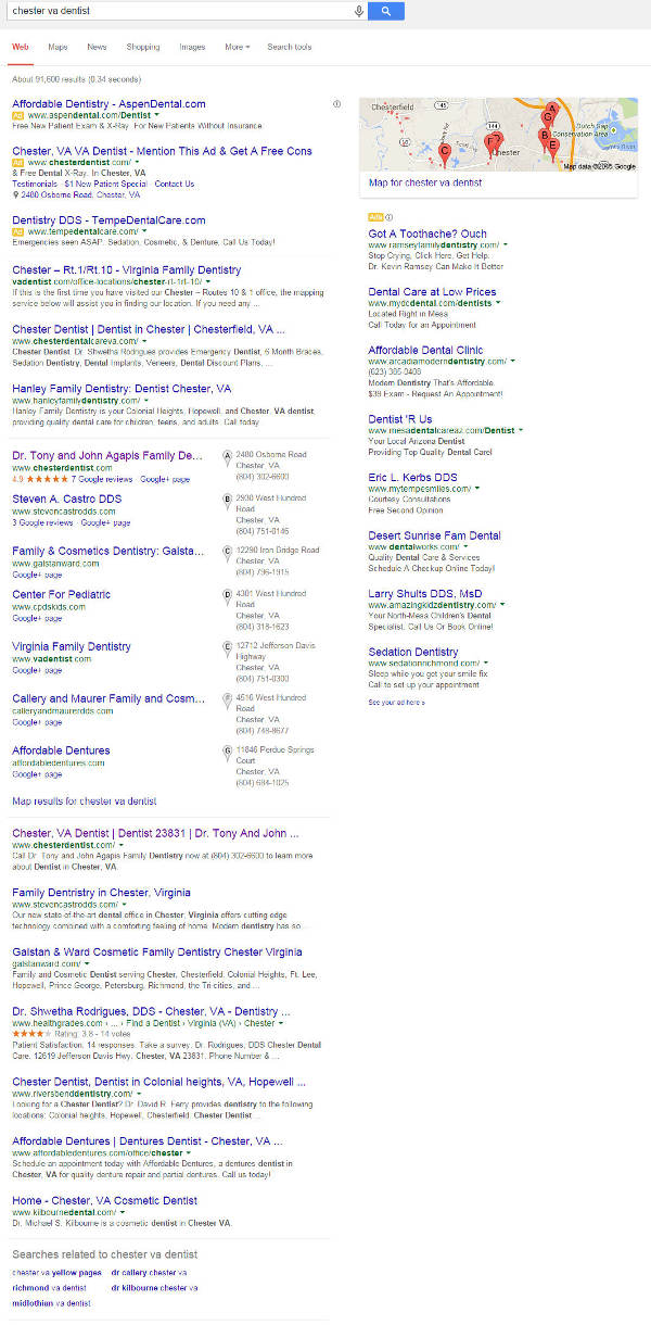 Google changes all local packs to 3 packs