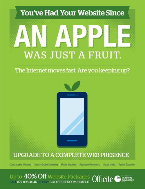 You’ve had your website since an Apple was just a fruit