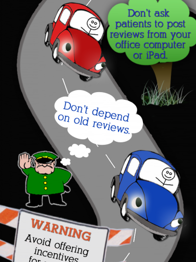 Infographic – Online Patient Reviews Don’ts